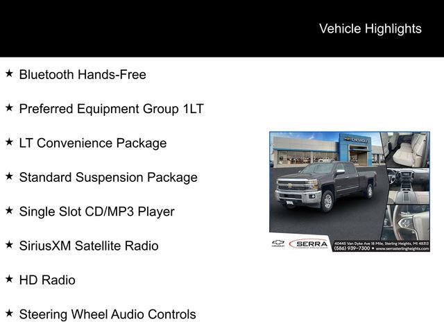 Used 2016 Chevrolet Silverado 2500 LT w/ LT Convenience Package AWD/4WD image 4