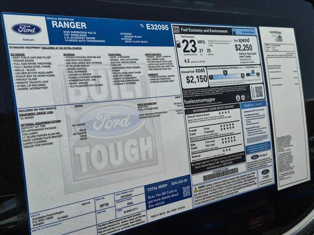 New 2026 Ford Ranger XL w/ Trailer Tow Package RWD image 17