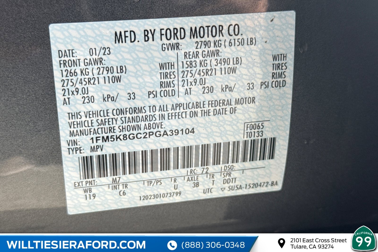 Used 2023 Ford Explorer ST w/ Equipment Group 401A image 17