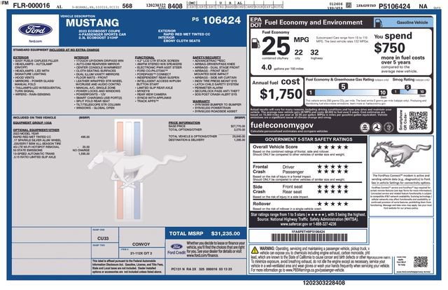 Used 2023 Ford Mustang EcoBoost image 23