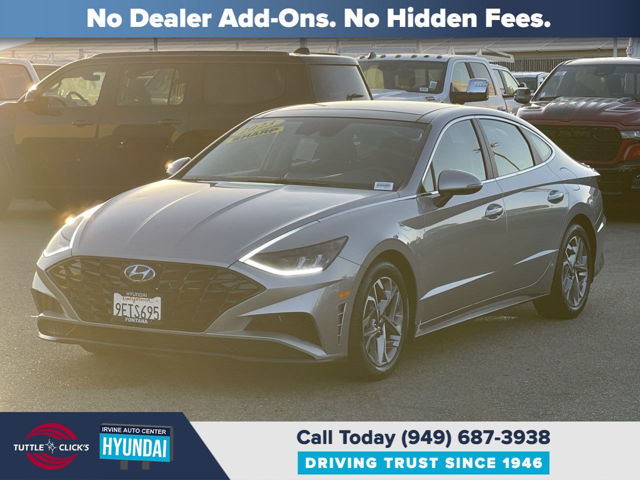 Certified 2023 Hyundai Sonata SEL w/ Convenience Package FWD image 3