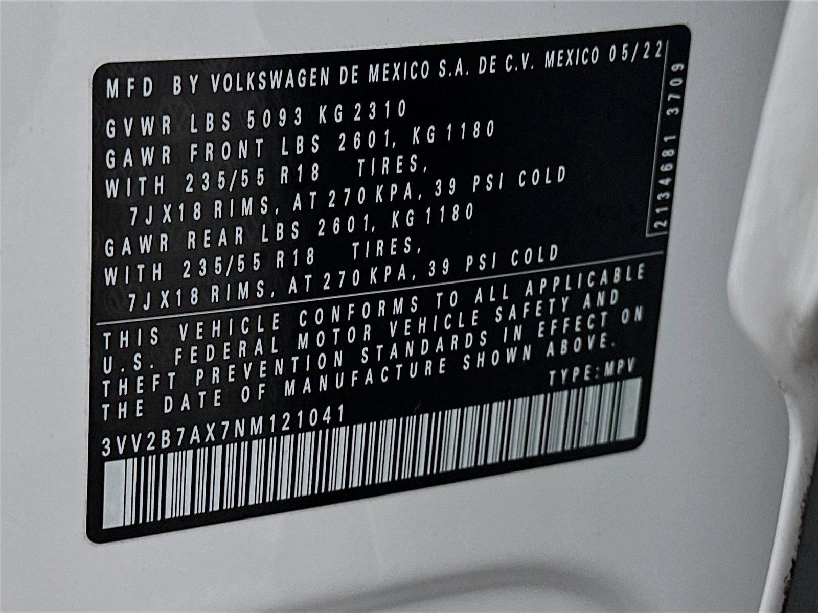 Used 2022 Volkswagen Tiguan SE image 30