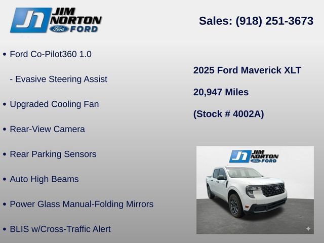 Used 2025 Ford Maverick XLT w/ 4K Tow Package AWD/4WD image 15