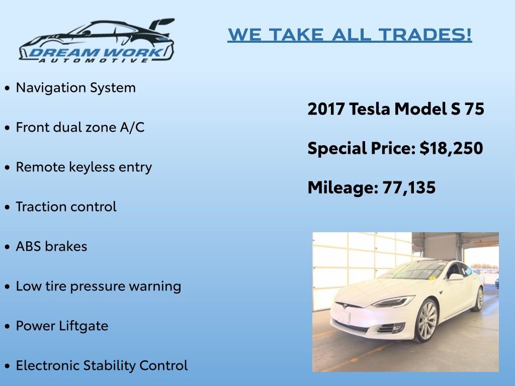 Used 2017 Tesla Model S 75 image 2