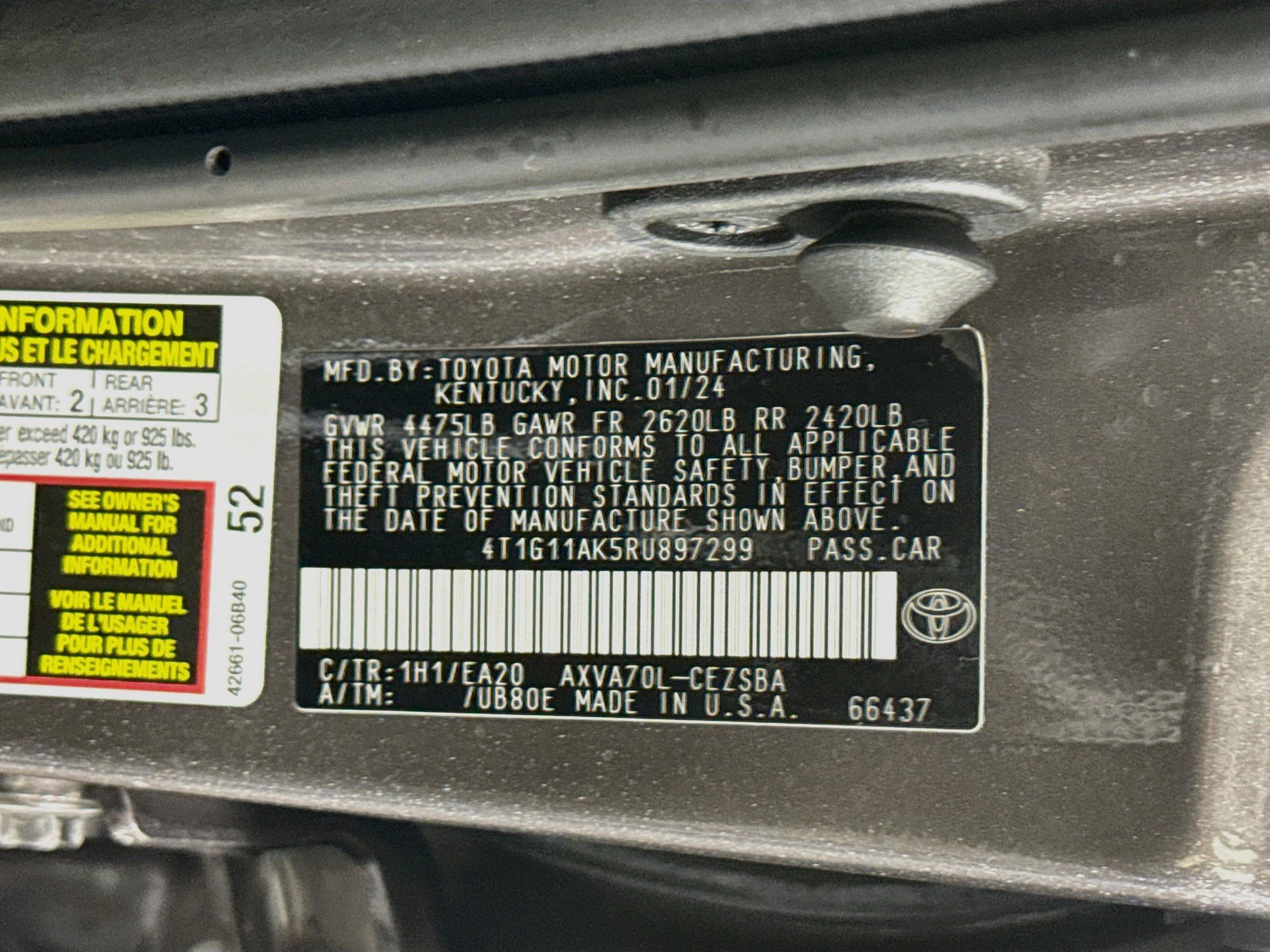 Used 2024 Toyota Camry SE FWD image 39