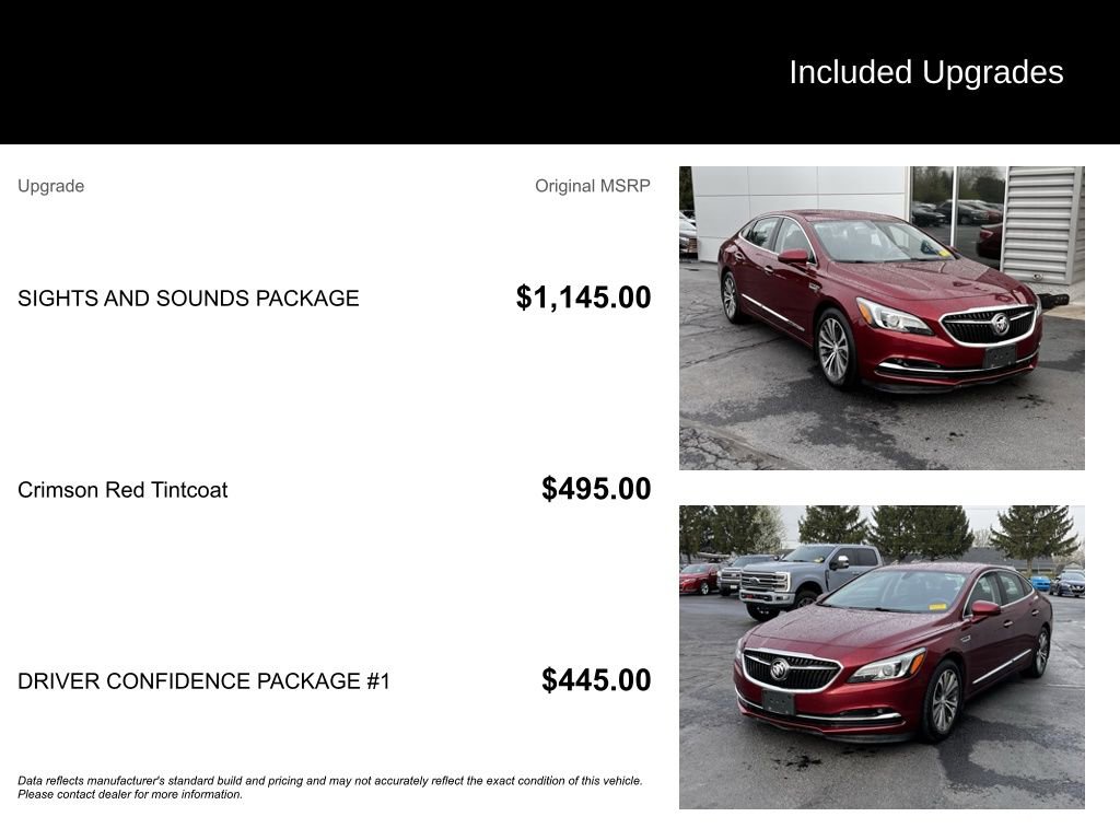 Used 2017 Buick LaCrosse Essence w/ Sights and Sounds Package image 3