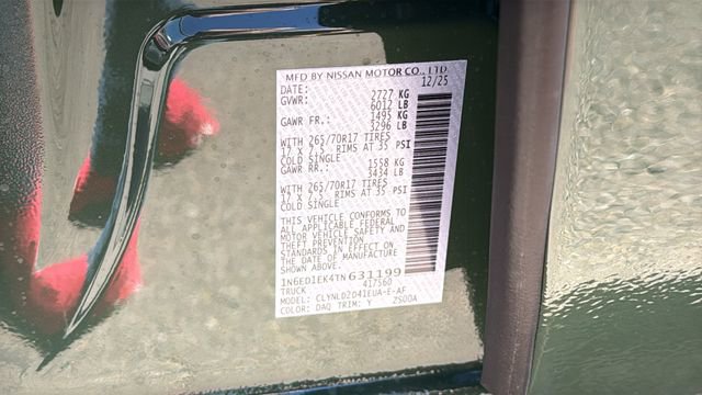 New 2026 Nissan Frontier PRO-4X w/ Pro Premium Package image 30