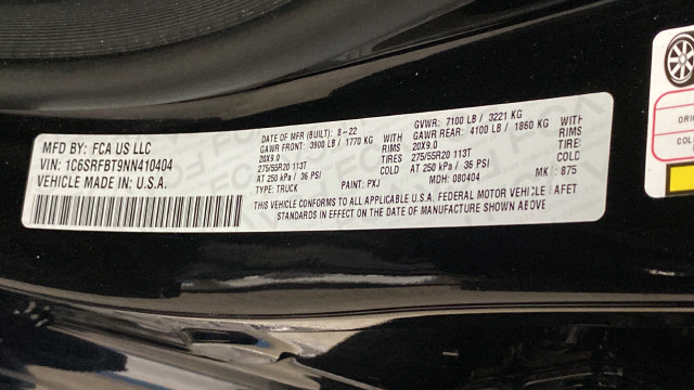 Used 2022 RAM 1500 Big Horn AWD/4WD image 28