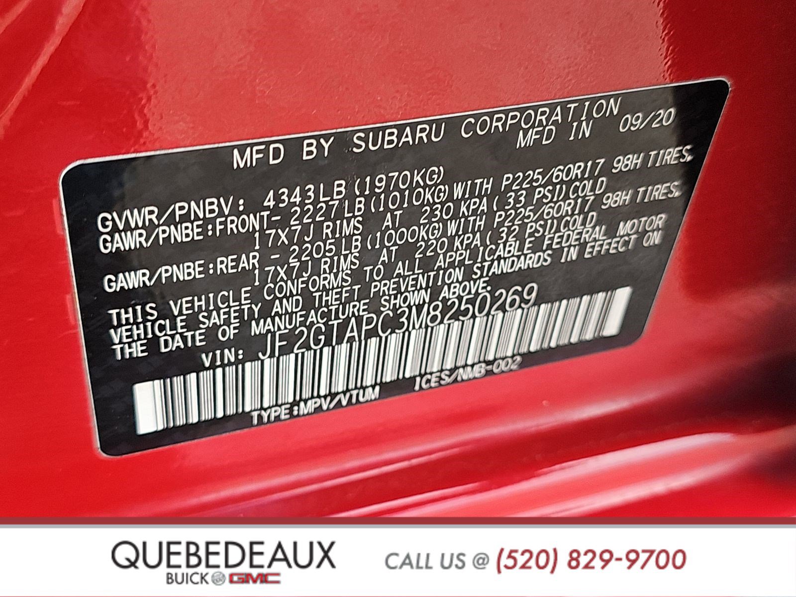 Used 2021 Subaru Crosstrek 2.0i Premium image 14