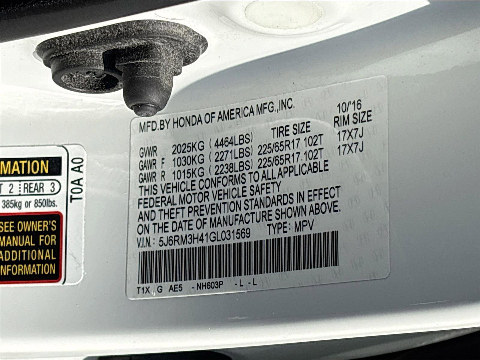 Used 2016 Honda CR-V SE image 32