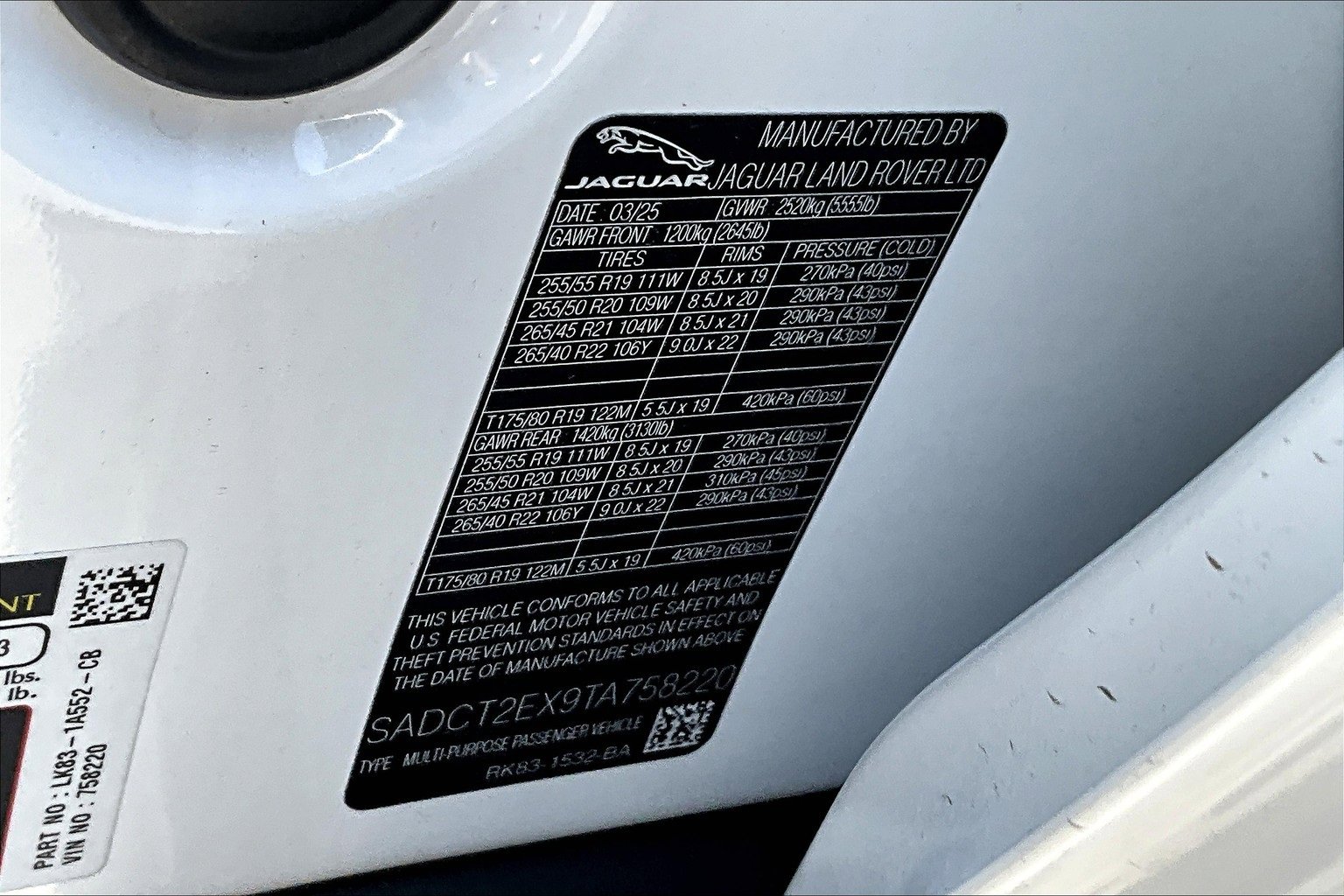 New 2026 Jaguar F-PACE R-Dynamic S image 13