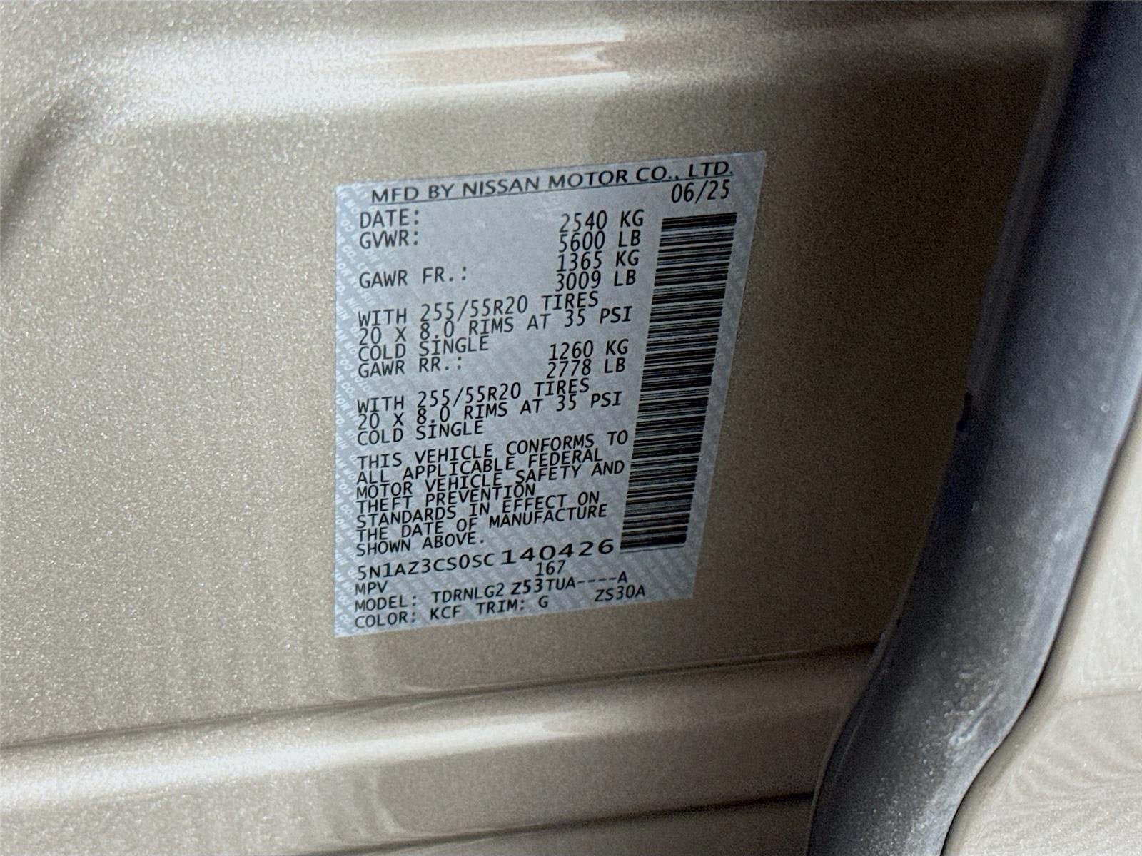 Certified 2025 Nissan Murano SL w/ Cargo Package AWD/4WD image 33