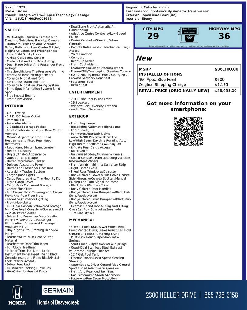 Used 2023 Acura Integra A-Spec image 31