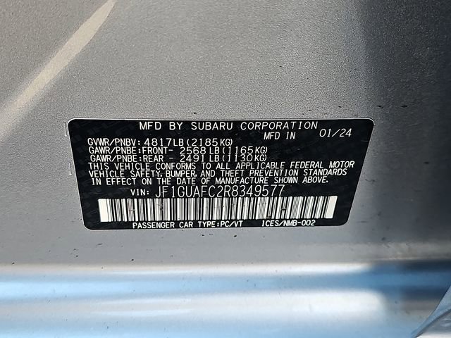 Used 2024 Subaru Impreza 2.0i Sport image 27