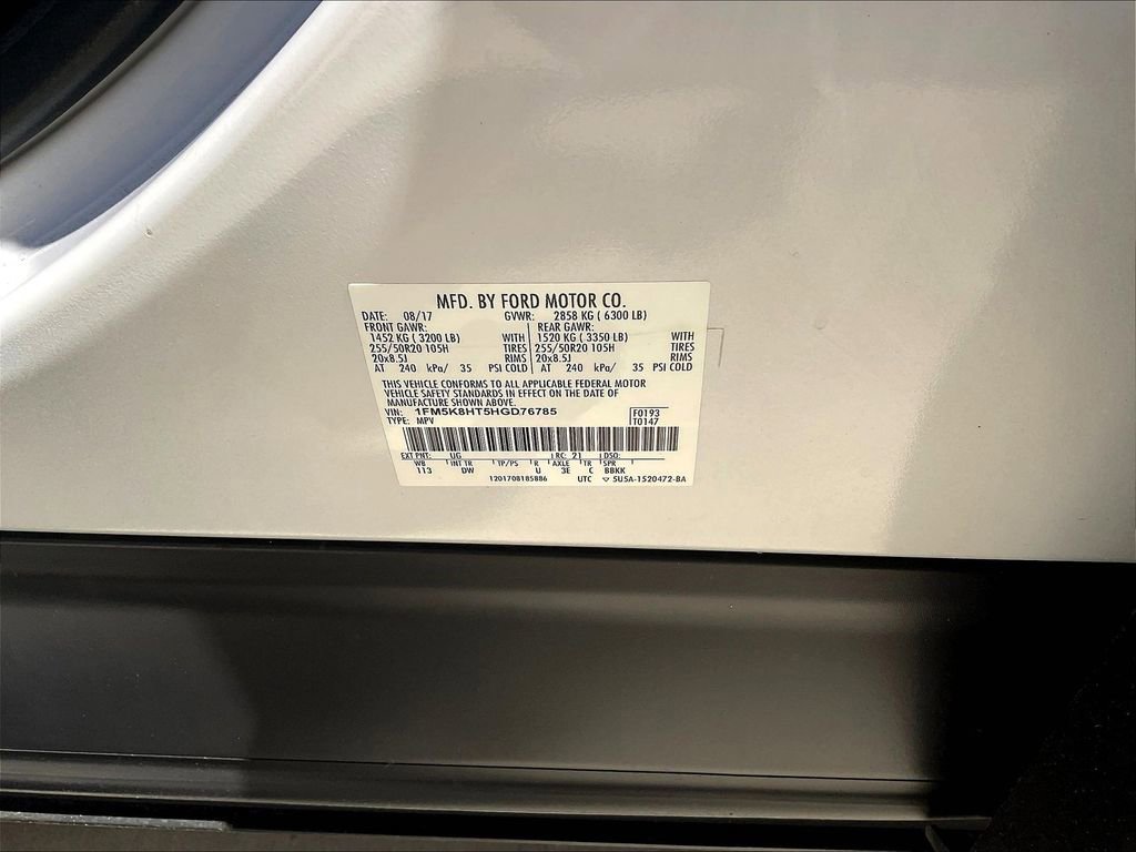 Used 2017 Ford Explorer Platinum AWD/4WD image 19