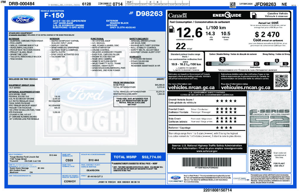 Used 2018 Ford F150 XLT w/ XTR Package AWD/4WD image 27