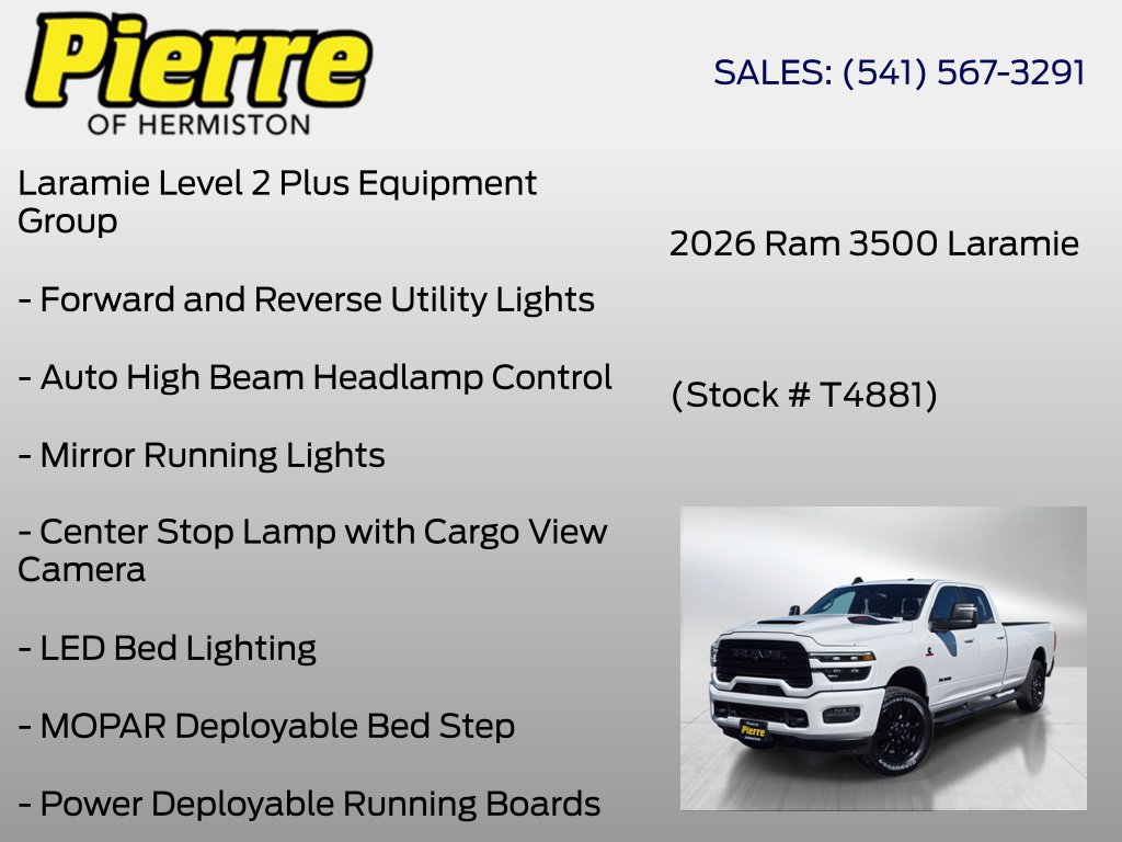 New 2026 RAM 3500 Laramie AWD/4WD image 24