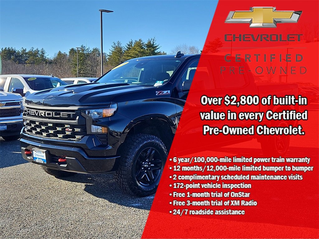 Certified 2024 Chevrolet Silverado 1500 Custom Trail Boss image 1