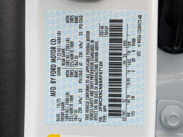 New 2025 Ford Bronco Sport Outer Banks image 17