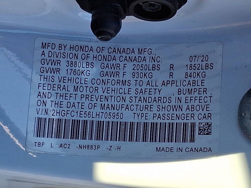 Used 2020 Honda Civic Si image 27