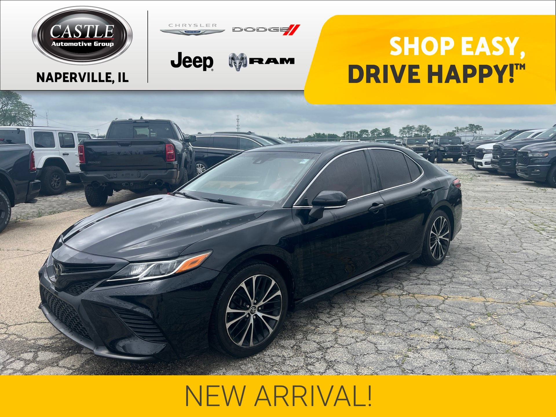 Used 2018 Toyota Camry SE w/ Moonroof Package FWD image 1