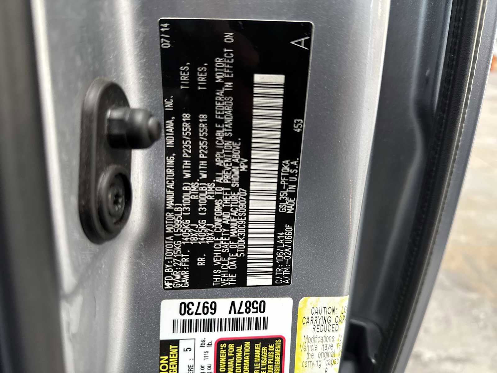 Used 2014 Toyota Sienna Limited w/ Limited Premium Package image 33