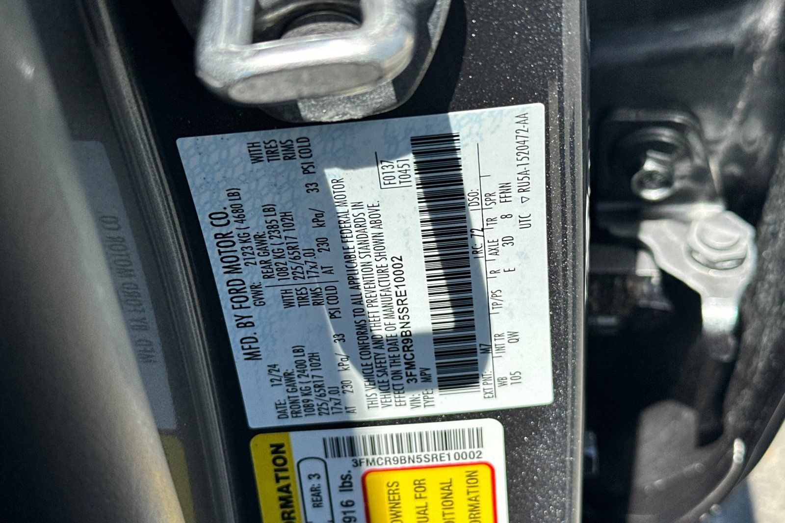 Certified 2025 Ford Bronco Sport Big Bend AWD/4WD image 28
