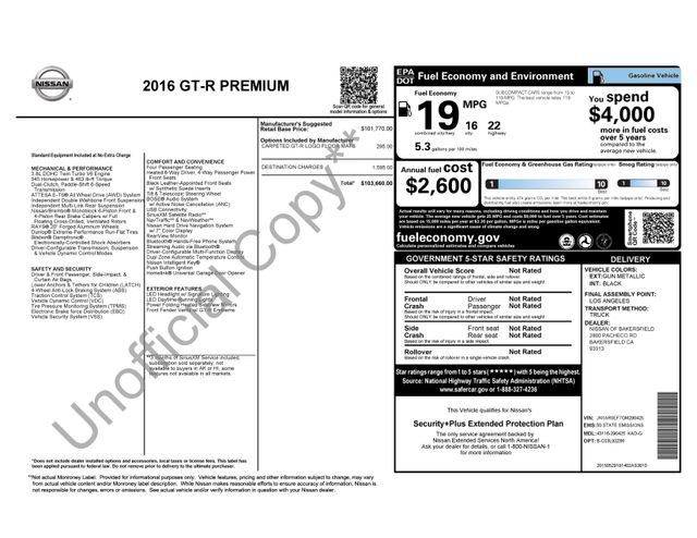 Used 2016 Nissan GT-R Premium image 41