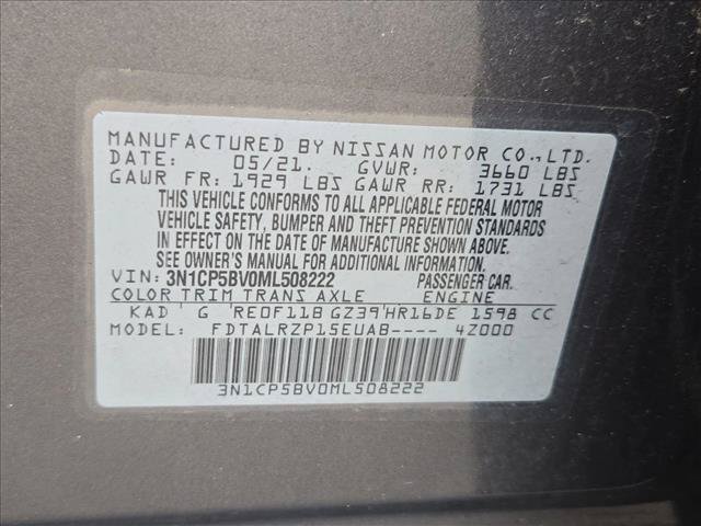 Used 2021 Nissan Kicks S FWD image 13