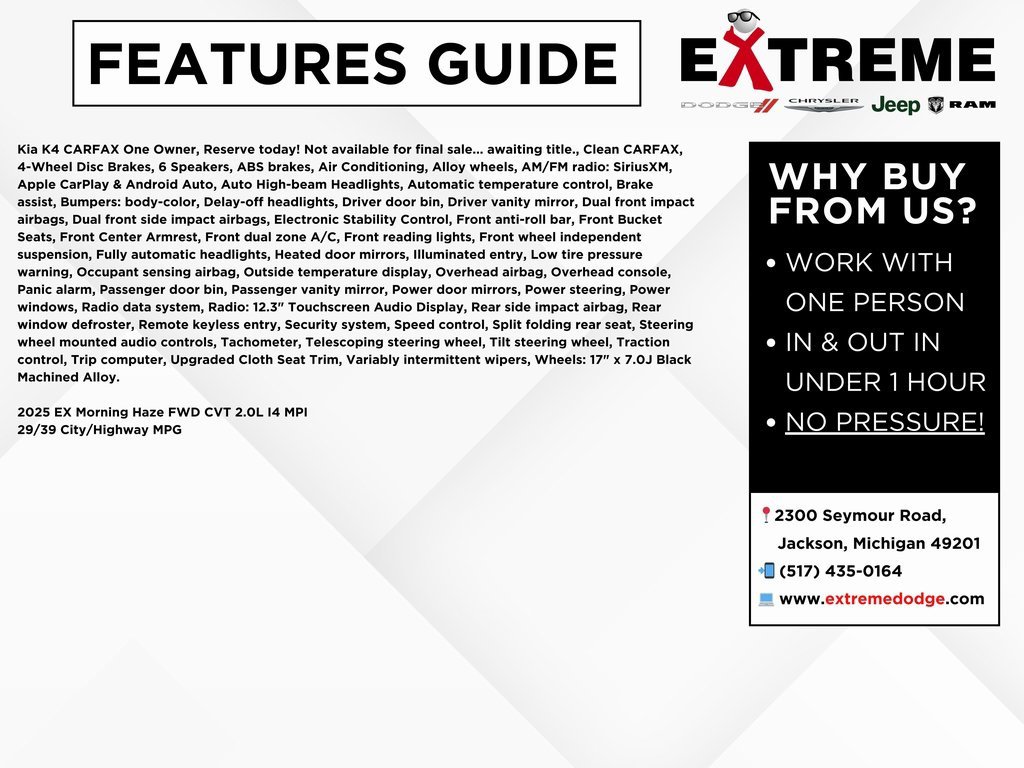 Used 2025 Kia K4 EX image 2