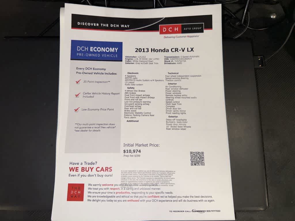 Used 2013 Honda CR-V LX image 13