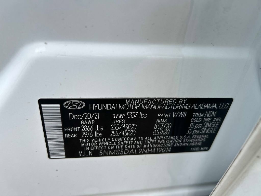 Used 2022 Hyundai Santa Fe Calligraphy AWD/4WD image 37