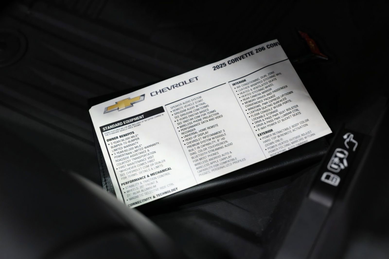 Used 2025 Chevrolet Corvette Z06 RWD image 24