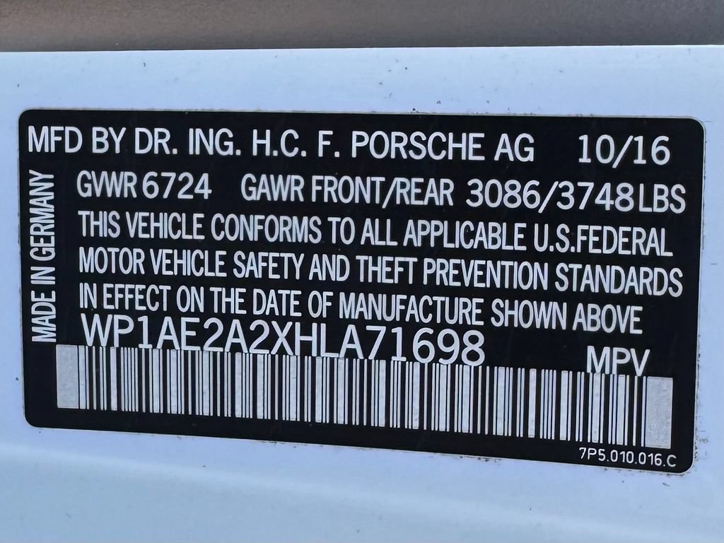 Used 2017 Porsche Cayenne S Platinum w/ Premium Package (PJW) AWD/4WD image 13