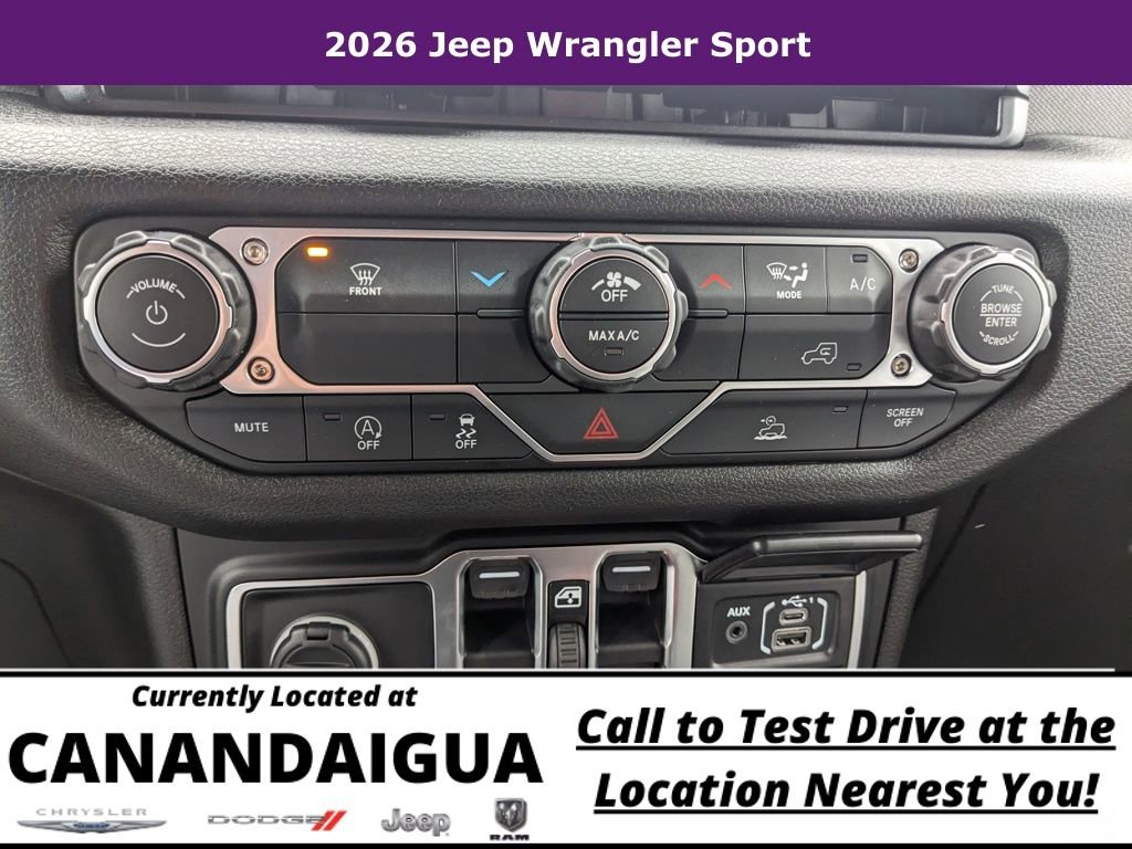 New 2026 Jeep Wrangler Unlimited Sport AWD/4WD image 21