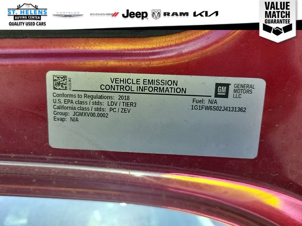 Used 2018 Chevrolet Bolt LT FWD image 9