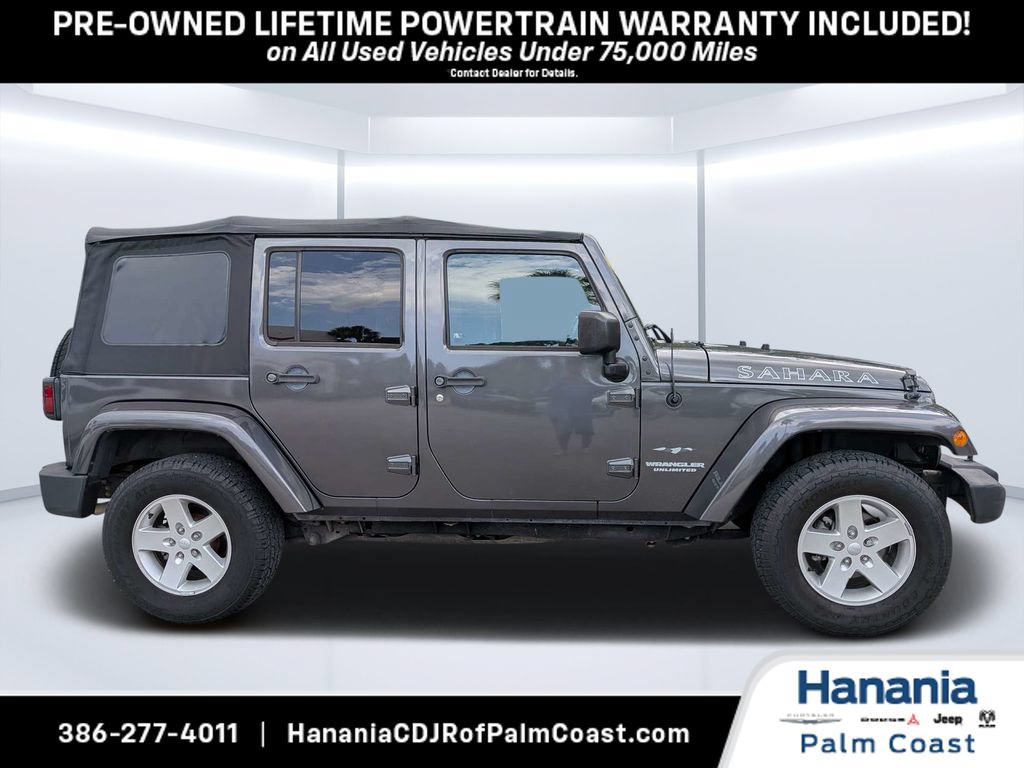 Used 2017 Jeep Wrangler Unlimited Sahara w/ Connectivity Group AWD/4WD image 2