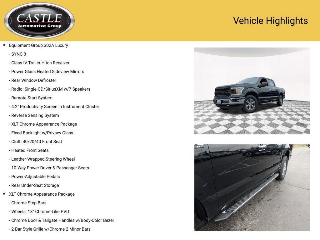 Used 2018 Ford F150 XLT w/ Equipment Group 302A Luxury AWD/4WD image 4