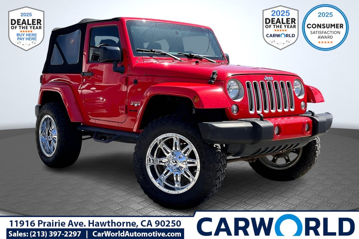 Used 2016 Jeep Wrangler Sahara w/ Connectivity Group AWD/4WD image 1