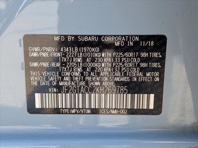 Used 2019 Subaru Crosstrek 2.0i Premium w/ Popular Package #3 AWD/4WD image 16