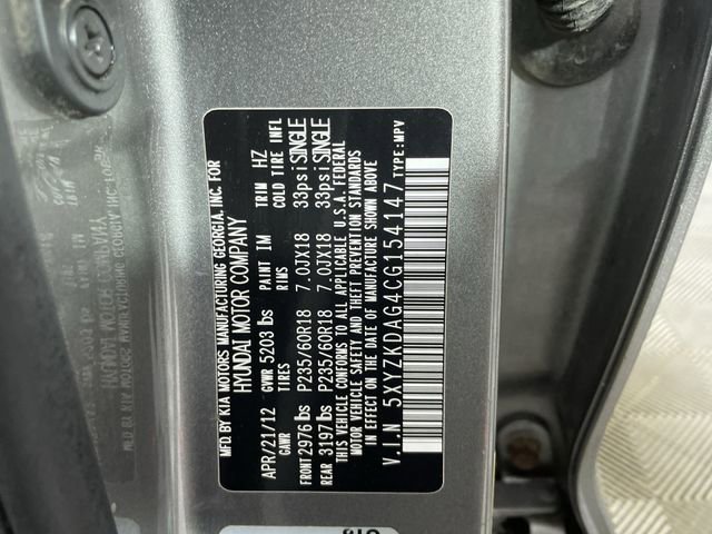 Used 2012 Hyundai Santa Fe Limited w/ Navigation Pkg 4 image 47