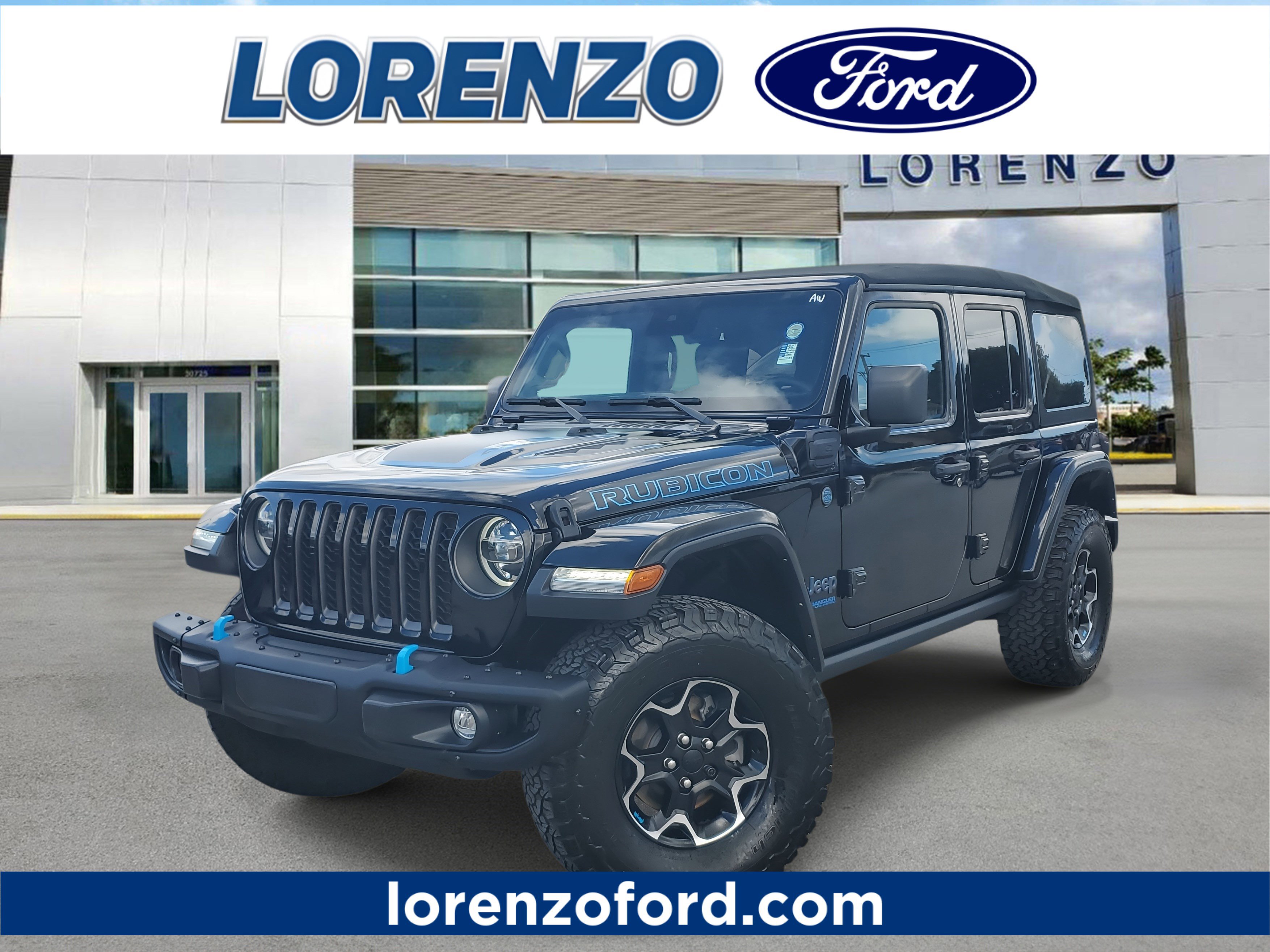 Used 2022 Jeep Wrangler Unlimited Rubicon 4xe w/ Steel Bumper Group