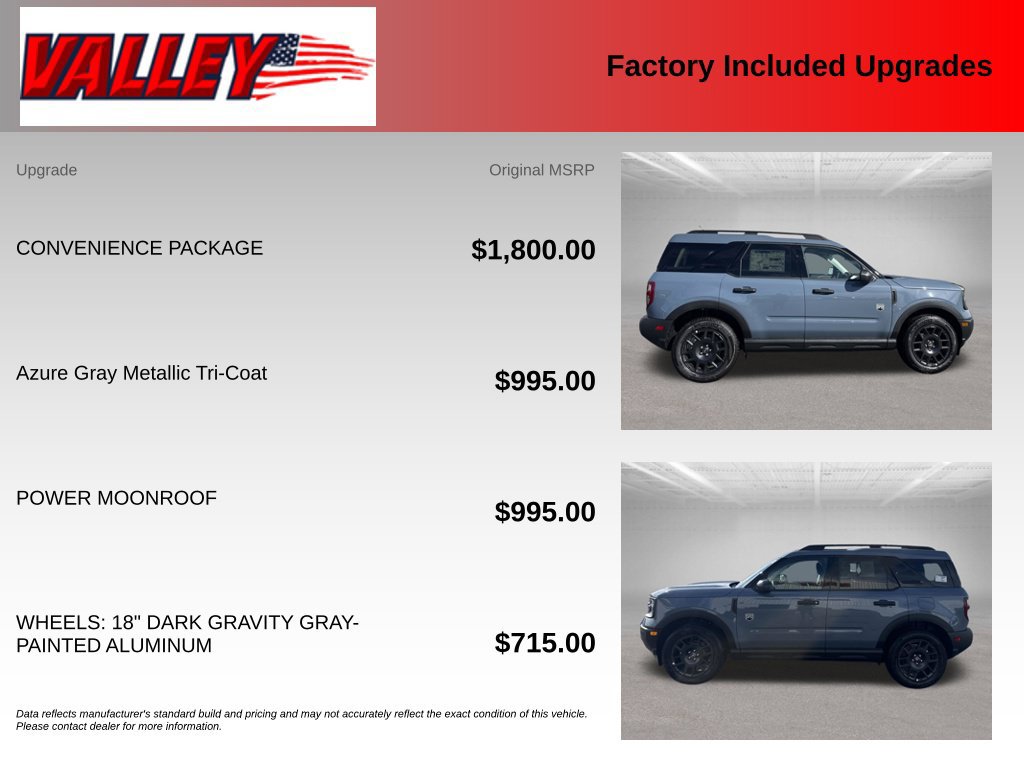 New 2026 Ford Bronco Sport Big Bend w/ Convenience Package AWD/4WD image 4