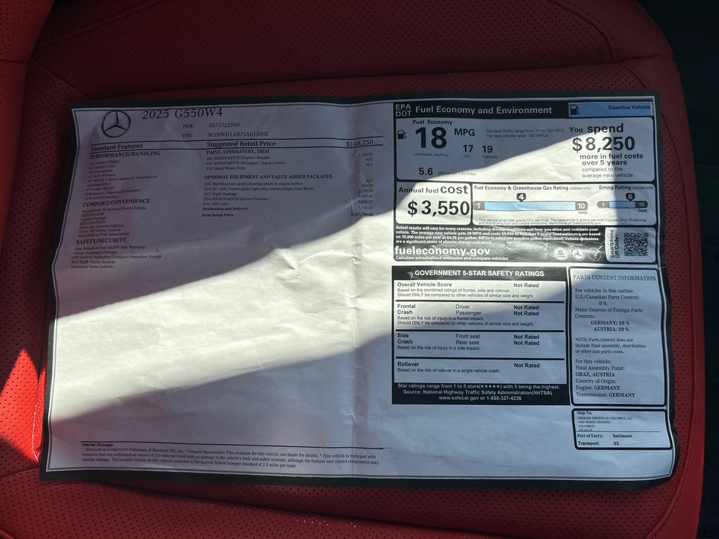 Used 2025 Mercedes-Benz G 550 image 38