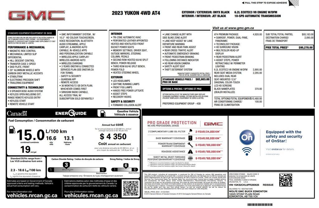 Used 2023 GMC Yukon AT4 w/ AT4 Premium Package image 3