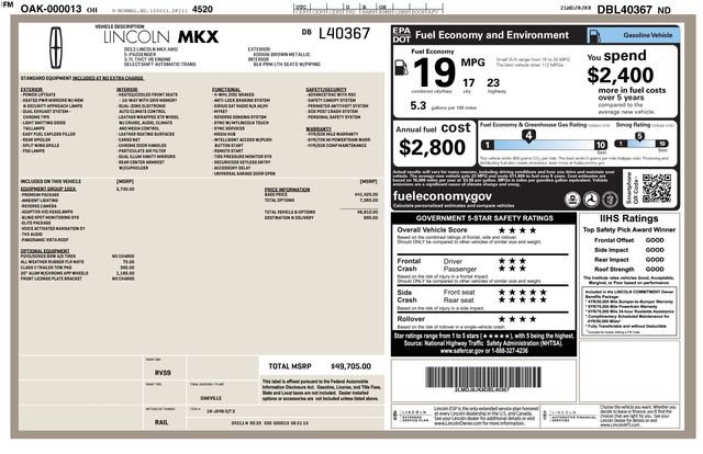 Used 2013 Lincoln MKX AWD image 21