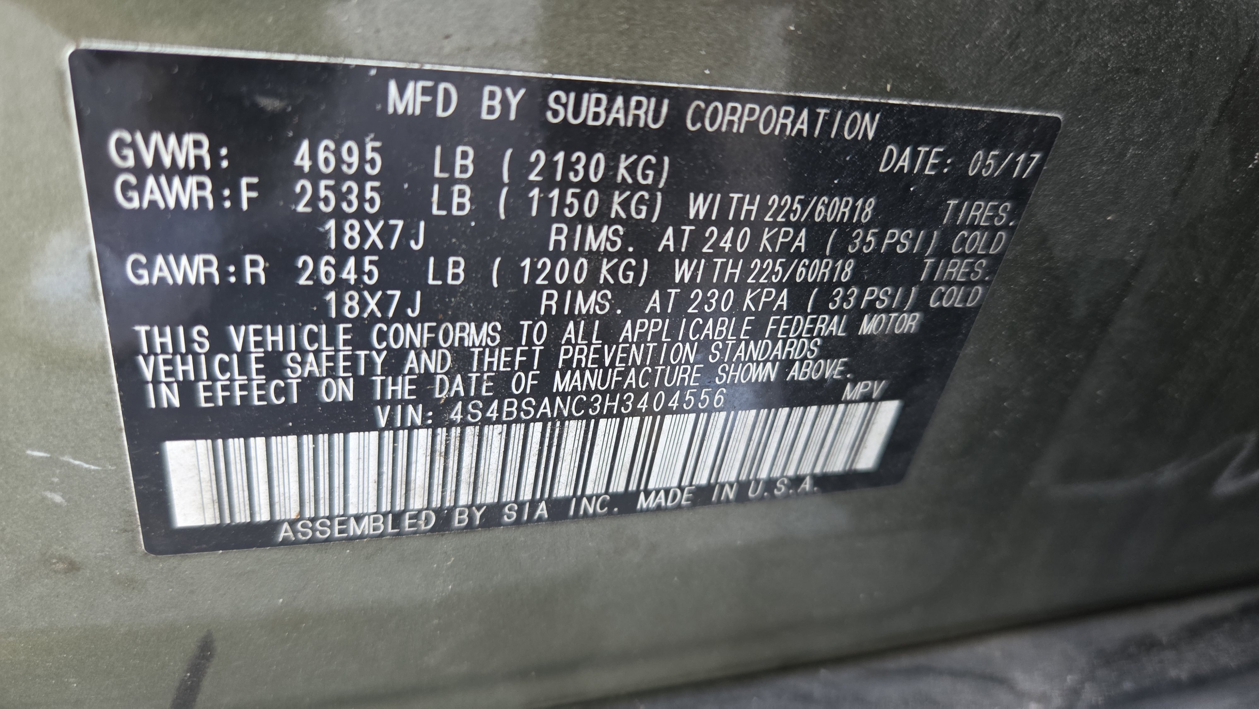 Used 2017 Subaru Outback 2.5i Limited image 20