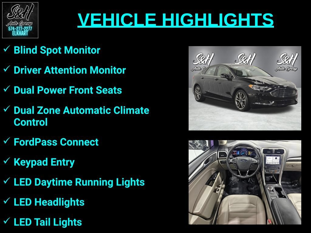 Used 2019 Ford Fusion SEL FWD image 3