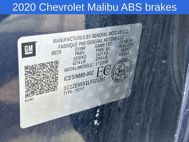 Used 2020 Chevrolet Malibu Premier FWD image 19