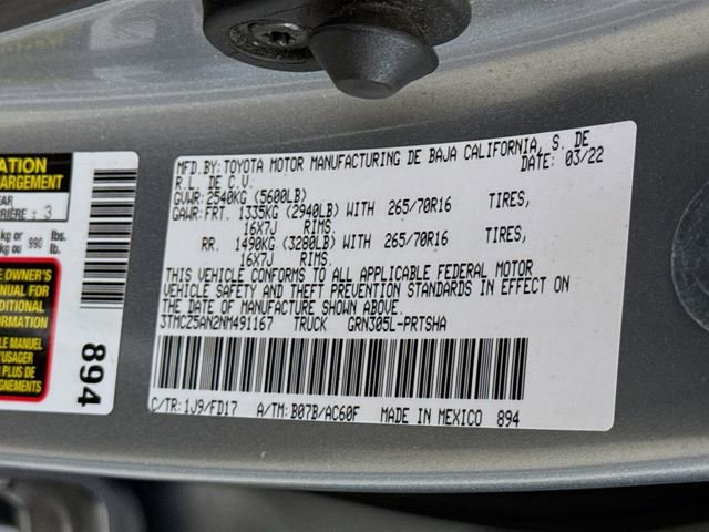 Used 2022 Toyota Tacoma TRD Off-Road image 29